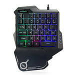Teclado Mecánico Gaming Portátil Una Mano RGB Retroiluminado