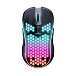 Ratón Gaming Inalámbrico Dual Mode RGB Honeycomb