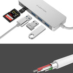 Hub USB 3.0 Multifunción con Lector de Tarjetas
