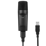 Micrófono Condensador USB Escritorio con Trípode para Streaming