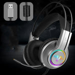 Auriculares Gaming M5 RGB Anti-Ruido Bajos Potentes
