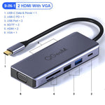 Hub Multipuerto USB-C Estación Acoplamiento