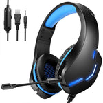 Auriculares Gaming J10 3.5mm con Micrófono y Luces LED