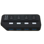 Hub USB 4 multipuerto de alta velocidad