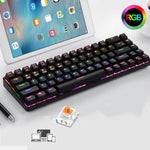 Teclado Mecánico Inalámbrico RGB 68 Teclas