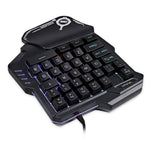 Teclado Mecánico Gaming Portátil Una Mano RGB Retroiluminado