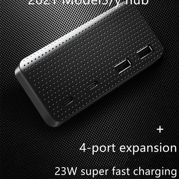 Divisor USB 4 Puertos con Compartimento Secreto