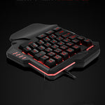 Teclado Mecánico Gaming RGB de Una Mano