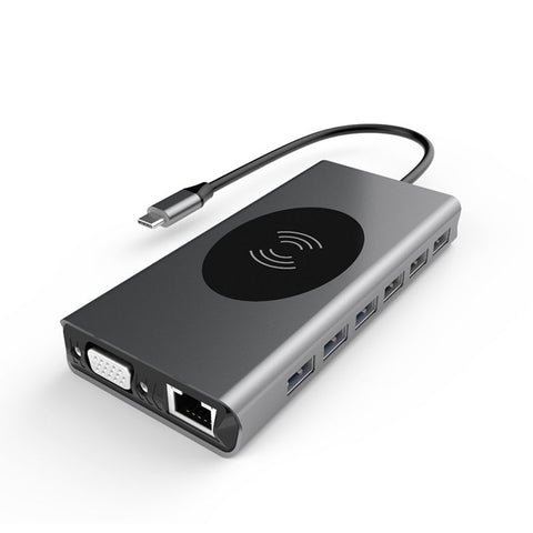 Hub de Carga USB-C para Notebook con Docking