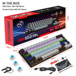 Teclado Mecánico Gaming con Keycaps de Doble Inyección