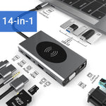 Hub de Carga USB-C para Notebook con Docking