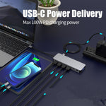 Hub USB-C con Ethernet Gigabit y Docking Station