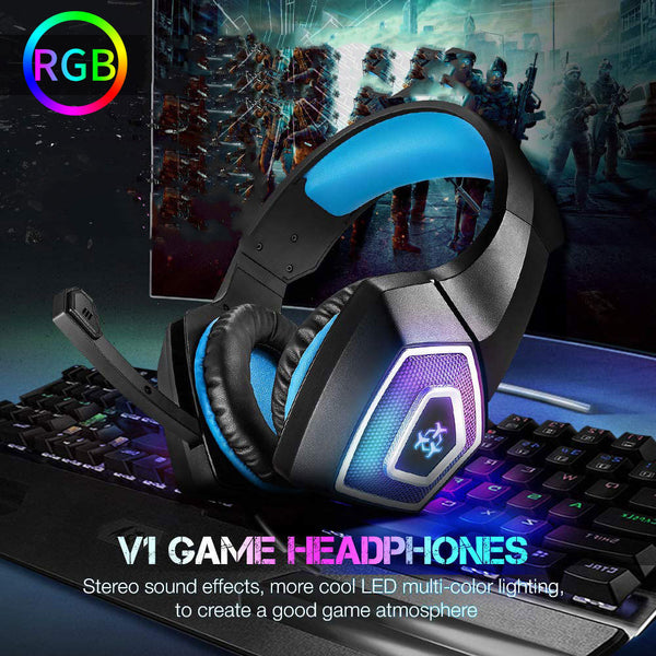 Auriculares Gaming RGB con Cable
