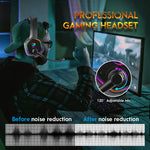 Headset Gaming RGB con Cancelación de Ruido
