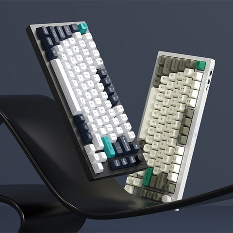 Teclado Mecánico Inalámbrico Tri-Modo Aluminio Gaming