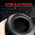 Auriculares Gaming Alámbricos con Micrófono y LED