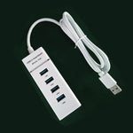 Hub USB 3.0 de 4 Puertos Alta Velocidad
