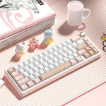 Teclado Mecánico RGB Inalámbrico Portátil