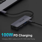 Hub Multipuerto USB-C Estación Acoplamiento