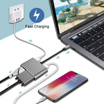 Hub Adaptador USB Tipo C Múltiples Puertos
