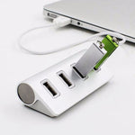 Hub USB 2.0 de 4 Puertos Compatible con Apple