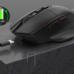 Ratón Gaming Inalámbrico RGB Recargable
