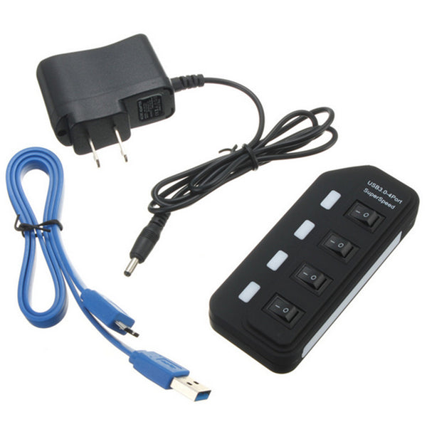 Hub USB 4 multipuerto de alta velocidad