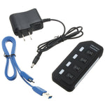 Hub USB 4 multipuerto de alta velocidad