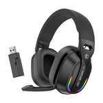 Auriculares inalámbricos de 2.4g de baja latencia con tres modos ANC y Bluetooth