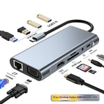 Estación de Carga USB-C Multipuerto Multifunción