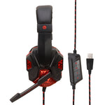 Auriculares Gaming 7.1 con Cable y Luz LED