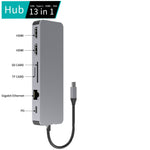 Hub USB-C con Ethernet Gigabit y Docking Station
