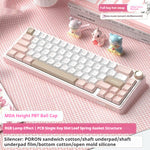Teclado Mecánico RGB Inalámbrico Portátil
