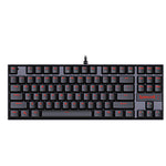 Teclado Mecánico Gaming 87 Teclas Retroiluminado Monocromo