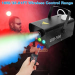 Máquina de Humo 400W RGB LED Control Remoto para DJ y Eventos