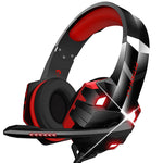 Headset Gaming Wired con Micrófono y Luz LED