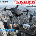 Drone E88 PRO 4K con Pantalla 4.91" y 2 Baterías Incluidas