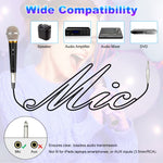 Micrófono dinámico profesional XLR con cable 4m para estudio y karaoke