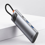 Baseus Metal Gleam Hub USB-C 7 en 1 Multifuncional