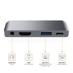 Hub USB 3.5 con 4 puertos integrados