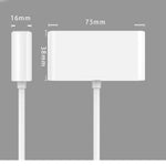Divisor USB Hub para Auriculares HD
