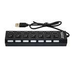 Hub USB 7 Puertos Splitter para Switch y PC