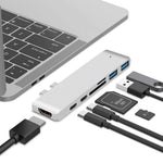 Adaptador USB-C 7 en 1 HDMI 4K para Laptop