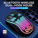Ratón Gaming Inalámbrico Dual Mode RGB Honeycomb
