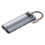 Hub USB-C 9 en 1 con Docking Station Gris Espacial