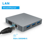 Docking Station USB-C 11 en 1 HDMI VGA RJ45 USB 3.0