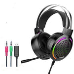 Auriculares Gaming M5 RGB Anti-Ruido Bajos Potentes
