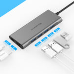 Hub USB Tipo C 4 Puertos con HDMI