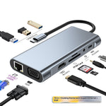 Estación de Carga USB-C Multipuerto Multifunción