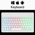 Teclado Inalámbrico Bluetooth RGB Retroiluminado